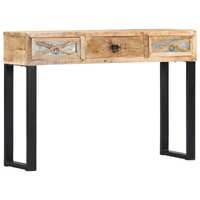  Console Table 110x30x76 cm Solid Mango Wood