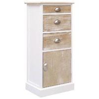  Side Cabinet 38x28x86 cm Paulownia Wood