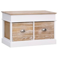  Hall Bench 70x35x45 cm Paulownia Wood