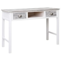  Writing Desk Grey 110x45x76 cm Wood