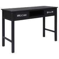  Console Table Black 110x45x76 cm Wood