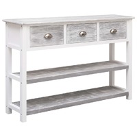  Sideboard Antique Grey 115x30x76 cm Wood