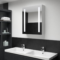  LED Bathroom Mirror Cabinet 50x13x70 cm