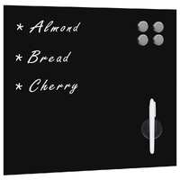  Wall Mounted Magnetic Board Glass 40x40 cm