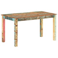  Dining Table Solid Reclaimed Wood 140x70x76 cm