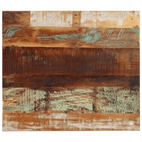  Rectangular Table Top 70x80 cm 15-16 mm Solid Wood Reclaimed