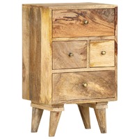  Bedside Cabinet 36x30x60 cm Solid Mango Wood