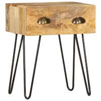  Bedside Cabinet 40x30x50 cm Solid Mango Wood