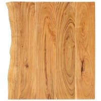  Bathroom Vanity Top Solid Acacia Wood 58x52x3.8 cm