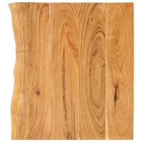  Bathroom Vanity Top Solid Acacia Wood 80x52x2.5 cm