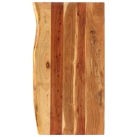  Bathroom Vanity Top Solid Acacia Wood 100x52x3.8 cm