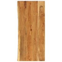 Bathroom Vanity Top Solid Acacia Wood 140x52x3.8 cm