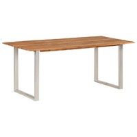  Dining Table 180x90x76 cm Solid Acacia Wood