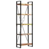  5-Tier Bookcase 60x30x180 cm Solid Reclaimed Wood