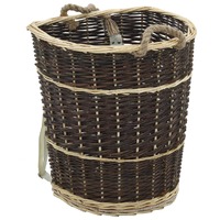  Firewood Backpack with Carrying Belts 44.5x37x50 cm Natural Willow