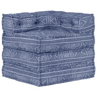  Modular Pouffe Indigo Fabric