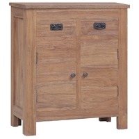  Sideboard 65x30x75 cm Solid Teak Wood