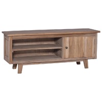  TV Cabinet 100x30x40 cm Solid Teak Wood