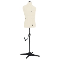  Adjustable Dress Form Male Cream Size 37-45