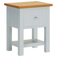  Nightstand 36x30x47 cm Solid Oak Wood