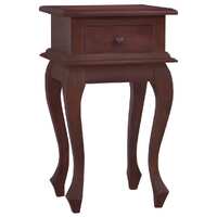  Bedside Table Classical Brown 35x30x60 cm Solid Mahogany Wood