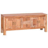  TV Cabinet 110x30x45 cm Solid Mahogany Wood