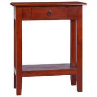  Console Table Classical Brown 60x30x75 cm Solid Mahogany Wood
