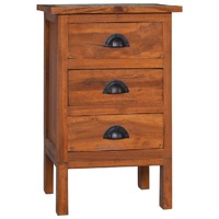  Bedside Cabinet 40x35x60 cm Solid Teak Wood