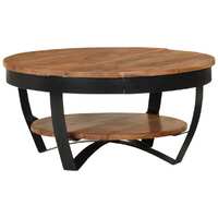  Coffee Table 65x65x32 cm Solid Acacia Wood