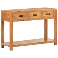  Console Table 110x40x76 cm Solid Acacia Wood Honey Finish