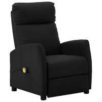 Massage Chair Black Faux Leather