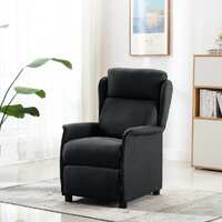  Massage Chair Dark Grey Fabric