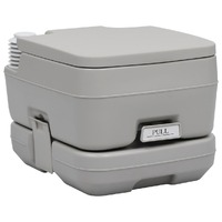  Portable Camping Toilet Grey 10+10 L