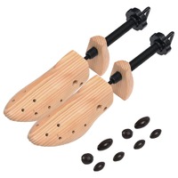  Shoe Trees Size 41-46 Solid Pine Wood