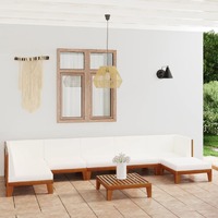  8 Piece Garden Lounge Set with Cushions Solid Acacia Wood