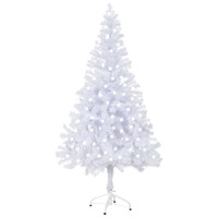  Artificial Pre-lit Christmas Tree with Stand 120 cm 230 Branches