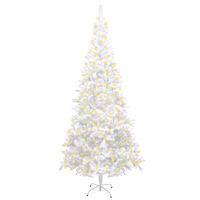  Artificial Pre-lit Christmas Tree L 240 cm White