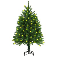  Artificial Pre-lit Christmas Tree 120 cm Green