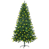  Artificial Pre-lit Christmas Tree 150 cm Green