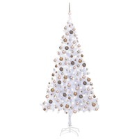  Artificial Pre-lit Christmas Tree with Ball Set 210 cm 910 Branches