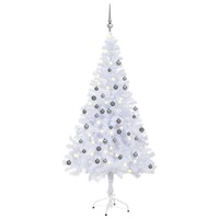  Artificial Pre-lit Christmas Tree with Ball Set 120 cm 230 Branches