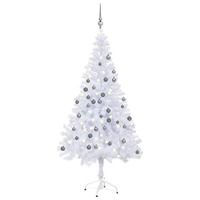  Artificial Pre-lit Christmas Tree with Ball Set 180 cm 620 Branches