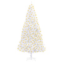  Artificial Pre-lit Christmas Tree 300 cm White