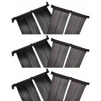  Solar Pool Heater Panel 6 pcs 80x620 cm