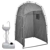  Portable Camping Handwash Stand with Tent 20 L
