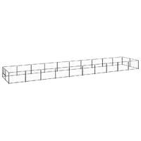 Dog Kennel Black 20 m² Steel