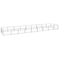  Dog Kennel Silver 18 m² Steel