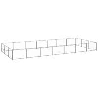  Dog Kennel Silver 21 m² Steel
