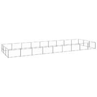  Dog Kennel Silver 27 m² Steel