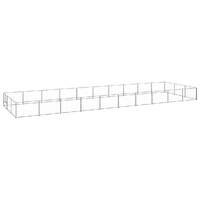  Dog Kennel Silver 30 m² Steel